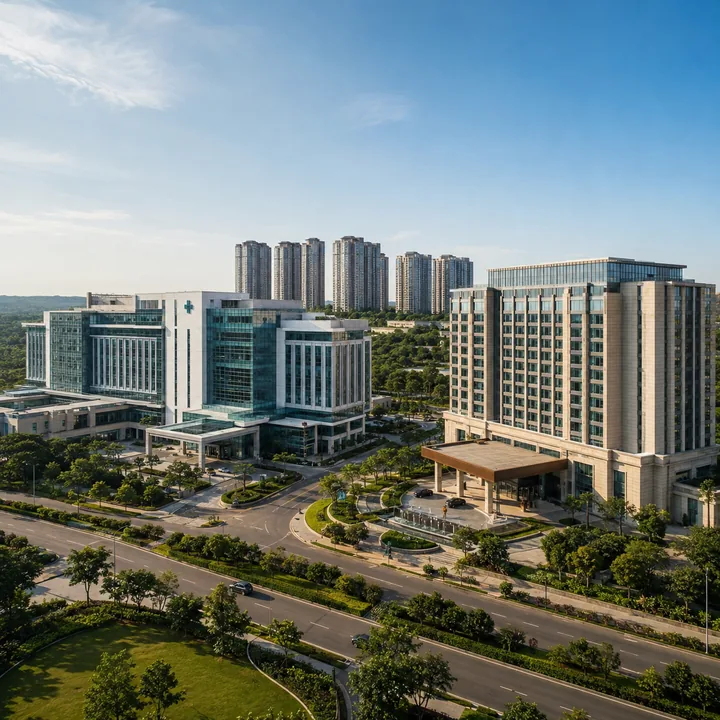 Brigade Innovation Gardens hospital and hotel precinct - 300-bed hospital and 500-key hotel approved components Brigade Innovation Gardens hospital and hotel precinct - 300-bed hospital and 500-key hotel approved components